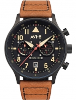Ceas: AVI-8 AV-4088-03 Carey Dual Time 44mm 5ATM