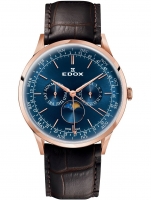 Ceas: Edox 40101-37RC-BUIR Les Vauberts Mondphase 42mm 5ATM