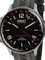 Ceas: U-Boat 8839 Capsoil Doppiotempo SS GMT 45mm 10ATM