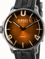 Ceas: U-Boat 8703/B Darkmoon Brown SS Soleil 44mm 5ATM