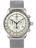 Ceas: Zeppelin 8680M-3 Alarm Chronograph 100 Jahre 43mm 5ATM