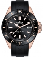 Ceas: Ceas barbatesc Edox 80120-37RNNCA-NIR Skydiver Neptunian