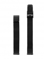 Ceas: Cluse Ersatzband CLS504 [12 mm] schwarz m. schwarz Schlie&szlig;e