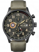 Ceas: AVI-8 AV-4011-0E Hawker Hurricane Chronograph 42mm 5ATM