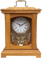 Ceas: JVD HS3007.2 Drehpendel-Tischuhr, Eche hell