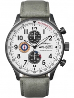 Ceas: AVI-8 AV-4011-0B Hawker Hurricane Chronograph 42mm 5ATM