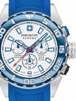 Ceas: Swiss Military Hanowa 06-4324.04.001 Scuba Diver Chronograph 45mm 20ATM