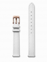 Ceas: Cluse Ersatzband CLS525 [12 mm] wei&szlig; m. ros&eacute; Schlie&szlig;e